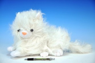 Kočka plyš 30cm ležící od 0 měsíců