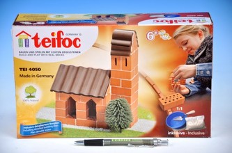 Stavebnice Teifoc Kostel 75ks v krabici 29x17,5x8cm