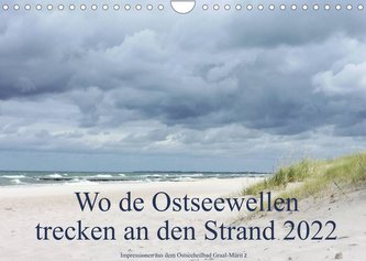 Wo de Ostseewellen trecken an den Strand 2022 (Wandkalender 2022 DIN A4 quer)