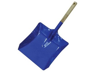 lopatka na smetí silná lak.dřev.rukojeť