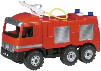 Lena - Mercedes auto hasiči plast 60cm v krabici