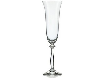 sklenice na šampus flétna 190ml ANGELA (6ks) CRYSTALEX