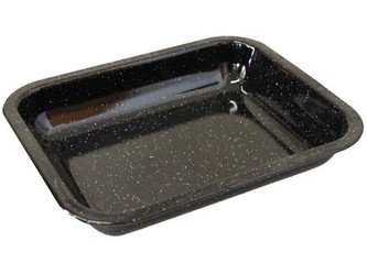 plech na pečení 34x26x5cm smalt.povrch