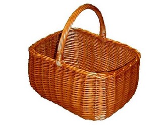 košík nákupní PERELKA menší 36x26x28cm lakovaný