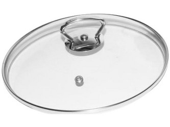 poklice sklo 24cm s nerez úchytem