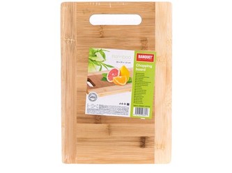 prkénko s ručkou 30x20x1,5cm BRILLANTE bambus