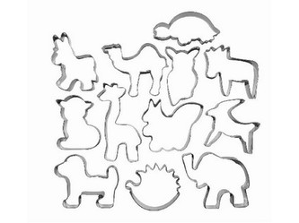 vykraj.cukroví ZVÍŘÁTKA sada 12díl.