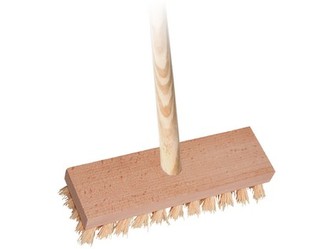 kartáč podl.22x6,5cm dřev., PP vlákno, s holí 140cm 4224/861