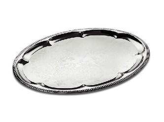 podnos ovál 34x46cm Cr