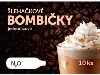 bombička šlehačka náplň jednorázová (10ks)