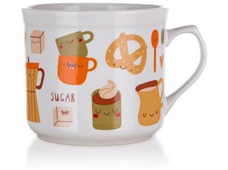 hrnek vařák 700ml COFFEE keramický