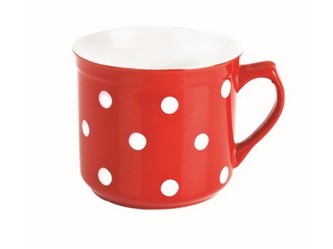 hrnek 660ml puntíky ČRV keramický