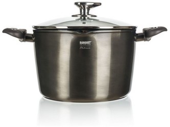 hrnec na těstoviny 24x14,5cm 6,2l nepřiln.povrch METALLIC PLATINUM