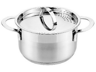 hrnec 22cm s poklicí 4,7l nerez CASSIDA NEW LINE indukce