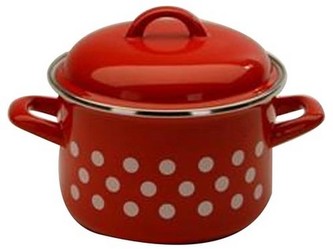 hrnec + poklice pr.20cm 4l PUNTÍK ČRV