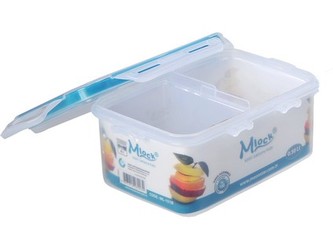 dóza MLOCK obdélníková 0,5l (10,5x14,5x5,2cm) dělená PH