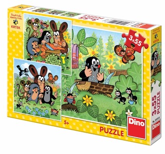 Krtek a zvířátka 3x55D