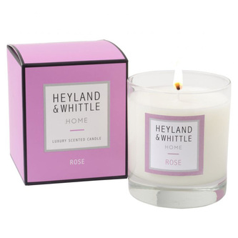 Svíčka skleněná váza Heyland & Whittle Růže, 220 g