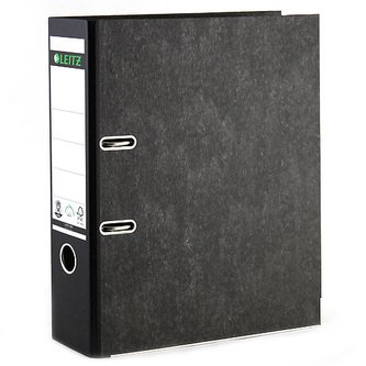 Šanon A4 Leitz černý, šířka hřbetu 8 cm
