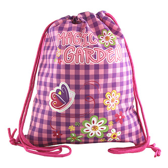 Sportovní vak Target Magická zahrada, barva růžová