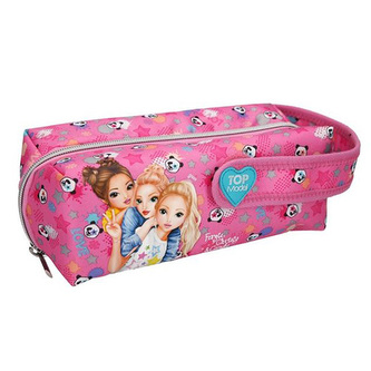 Školní penál 4v1 Top Model Fergie, Christy a Candy, růžový