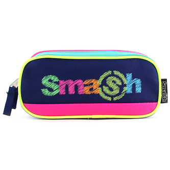 Školní penál bez náplně Smash zelený/tmavě modrý