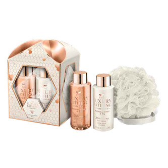 Dámská koupelová sada Grace Cole Vanilka, med a fík, 3-dílná