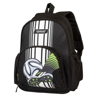 Batůžek Target Fotbal, černo-bílý