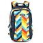 Studentský batoh Target Tmavě modrý s barevnými proužky