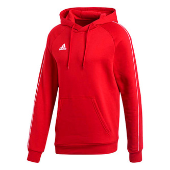 Adidas CORE18 HOODY POWRED/WHITE | L SS18