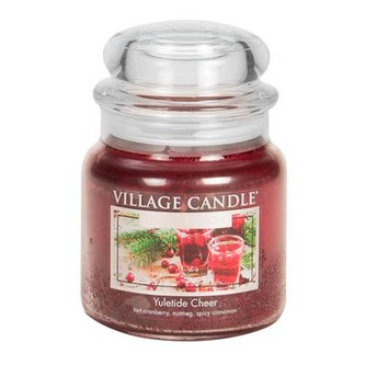 Svíčka ve skleněné dóze Village Candle Vánoční čas, 454 g