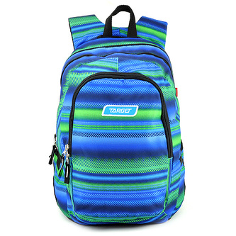 Studentský batoh Target Zeleno-modrý se vzorem