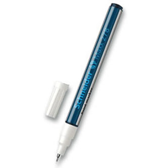 Permanentní lakový popisovač "Maxx 278", bílá, 0,8mm, SCHNEIDER
