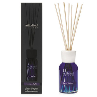 Skleněný difuzér Millefiori Milano Natural, 250ml/Ovocné potěšení