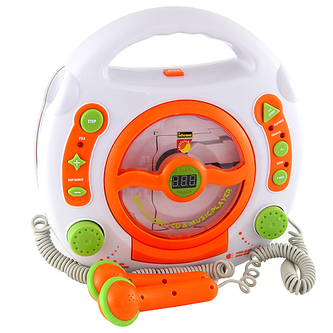 CD přehrávač Idena s mikrofonem a USB portem