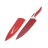 Kuchyňský nůž Smart Cook ocel/keramika červená