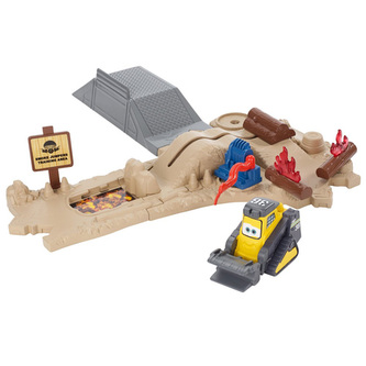 Požární trénink Mattel Drip - set s bagrem