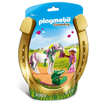 Zdobení poníků \"Srdíčko\" Playmobil Jezdecký dvůr, 10 dílků