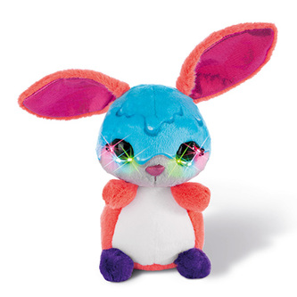 Plyšový zajíček Nici Dimdam, s LED diodami, 16 cm