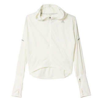 Adidas PURE X JKT W RUNNING | HOODED TRACK TOP | OWHITE | L