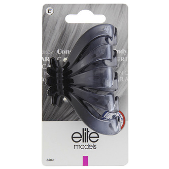 Skřipec do vlasů Elite Models černo-bílý, šíře 8cm