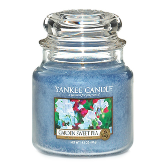 Svíčka ve skleněné dóze Yankee Candle Květy ze zahrádky, 410 g
