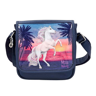 Taška přes rameno Miss Melody Miss Melody, tmavě modrá s glitry