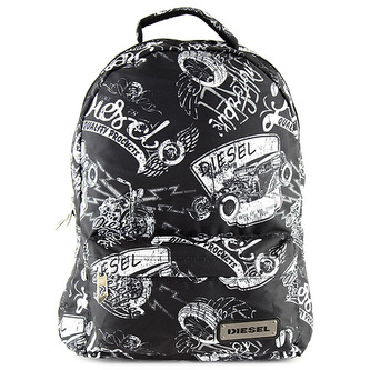 Batoh Diesel černo/bílý