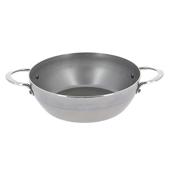 Ocelová pánev de Buyer 5654.28, Mineral B Element, hluboká, ocel, dvě ouška, průměr