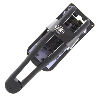 Kartáč narovnávací Elite Models Černý, kančí štětiny