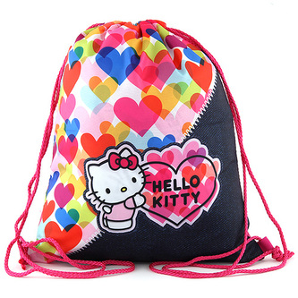 Sportovní vak Target Hello Kitty, barevná srdce