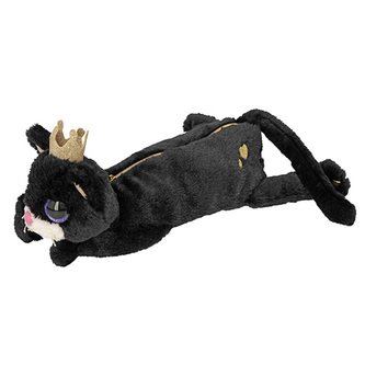 Plyšový penál Top Model Kočička, černý