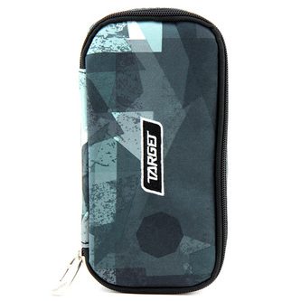 Školní penál bez náplně Target Compact College, modro-šedý se vzorem