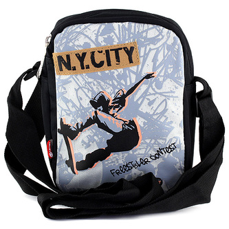 Taška do města Target nápis N.Y.C., motiv skateboardu